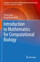Bruno Carpentieri, Paola Lecca - Introduction to Mathematics for Computational Biology