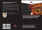 David Eleazar Barra Quispe, Tania Laura Barra Quispe, Paola Katherin Mantilla Cruz - VALEUR NUTRITIONNELLE DES ALIMENTS DE RUE