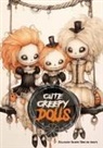 Monsoon Publishing - Cute Creepy Dolls Halloween Coloring Book for Adults