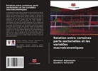 Dommari Anjaneyulu, Gundluru Haranath - Relation entre certaines parts sectorielles et les variables macroéconomiques