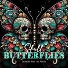 Monsoon Publishing - Skull Butterflies Coloring Book for Adults
