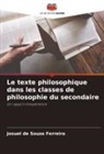Josuel de Souza Ferreira - Le texte philosophique dans les classes de philosophie du secondaire