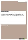 Kiara Konopka - Sexuelle Belästigung am Arbeitsplatz. Wie kann und muss ein Arbeitgeber reagieren?