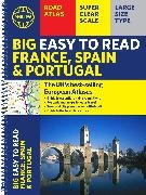 Philip's Maps - Philip's Big Easy to Read France, Spain & Portugal Road Atlas - (Traveller's edition A3 Spiral)