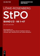 Susanne Claus, Volker Erb, Bernhard Nicknig - Löwe-Rosenberg. Die Strafprozeßordnung und das Gerichtsverfassungsgesetz - Band 1/2: §§ 1-47