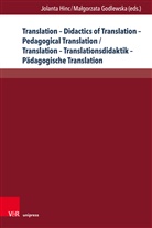 Godlewska, Ma¿gorzata Godlewska, Malgorzata Godlewska, Jolanta Hinc - Translation - Didactics of Translation - Pedagogical Translation / Translation - Translationsdidaktik - Pädagogische Translation