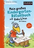 Dorothee Raab, Sigrid Leberer, Stefan Leuchtenberg - Mein großes Kindergarten-Rätselbuch mit Rabe Linus - ab 4 Jahren