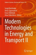 Sergii Boichenko, Iryna Shkilniuk, Iryna Shkilniuk et al, Anna Yakovlieva, Artur Zaporozhets - Modern Technologies in Energy and Transport II