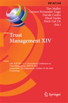 Davide Ceolin, Davide Ceolin et al, Carmen Fernandez-Gago, Nurit Gal-Oz, Ehud Gudes, Tim Muller - Trust Management XIV