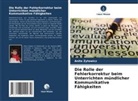 Anita _ytowicz, Anita ¿Ytowicz, Anita Zytowicz - Die Rolle der Fehlerkorrektur beim Unterrichten mündlicher Kommunikative Fähigkeiten
