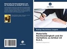 Rodrigo Maximiliano Cangemi - Materielle Rechtswidrigkeit und ihr Verhältnis zu Artikel 19 N.A.C.
