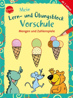 Christine Pätz, Silke Reimers, Silke Reimers - Mein Lern- und Übungsblock Vorschule. Mengen und Zahlenspiele - 40 Übungen und Rätselaufgaben für Kinder ab 5 Jahren