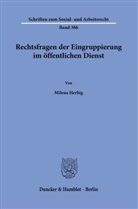 Milena Herbig - Rechtsfragen der Eingruppierung im öffentlichen Dienst
