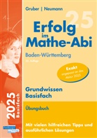 Helmut Gruber, Robert Neumann - Erfolg im Mathe-Abi 2025 Grundwissen Basisfach Baden-Württemberg