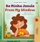 Kidkiddos Books, Rayne Coshav - From My Window (Portuguese Brazilian English Bilingual Kids Book)