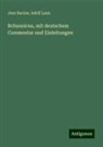 Adolf Laun, Jean Racine - Britannicus, mit deutschem Commentar und Einleitungen