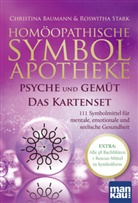 Christina Baumann, Roswitha Stark - Homöopathische Symbolapotheke: Psyche und Gemüt. Das Kartenset, m. 1 Buch