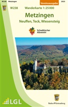 Schwäbischer Albverein e V, Schwäbischer Albverein e. V., Schwäbischer Albverein e.V. - W238 Metzingen - Neuffen, Teck, Wiesensteig