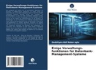 Gadzhiyev Akif Asker oglu - Einige Verwaltungs-funktionen für Datenbank-Management-Systeme