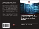 Gadzhiyev Akif Asker oglu - Certaines capacités de gestion pour les systèmes de gestion de base de données