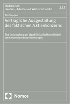 Tim Steppan - Vertragliche Ausgestaltung des faktischen Aktienkonzerns