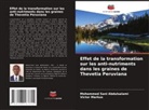 Mohammed Sani Abdulsalami, Victor Markus - Effet de la transformation sur les anti-nutriments dans les graines de Thevetia Peruviana