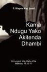 F. Wayne Mac Leod - If Your Brother Sins - Swahili Edition