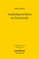 Zora Graef - Auslandsprioritäten im Patentrecht