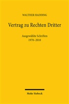 Walther Hadding - Vertrag zu Rechten Dritter