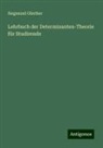 Siegmund Günther - Lehrbuch der Determinanten-Theorie für Studirende