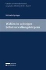 Michaela Springer - Wahlen in sonstigen Selbstverwaltungskörpern