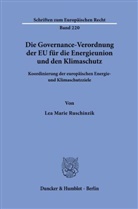 Lea Marie Ruschinzik - Die Governance-Verordnung der EU für die Energieunion und den Klimaschutz