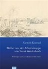 Kirsten Konrad - Blätter aus der Arbeitsmappe von Ernst Weidenbach