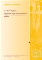 Oskar von Hinüber - Vor dem Tipitaka