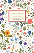 Insel Verlag - Insel-Bücherei Kalender für 2026