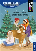 Anne Scheller, Isabelle Metzen - Die drei !!!, Bücherhelden 2. Klasse, Adventskalender, Wirbel um das Weihnachts-Pony