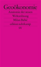 Milan Babic, Milan Babić - Geoökonomie