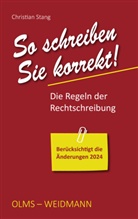 Christian Stang - So schreiben Sie korrekt!