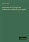 Eduard Albert - Diagnostik der chirurgischen Krankheiten in zwanzig Vorlesungen