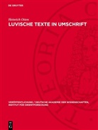 Heinrich Otten - Luvische Texte in Umschrift
