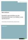 Melina Hoffmann - Inwiefern unterscheiden sich die Demokratietheorien von Hobbes, Locke und Rousseau?