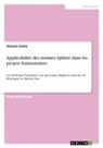 Vincent Zoma - Applicabilité des normes Sphère dans les projets humanitaires
