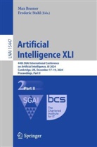 Max Bramer, Stahl, Frederic Stahl - Artificial Intelligence XLI