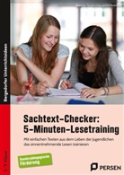 Redaktion Sonderpädagogische Förderung - Sachtext-Checker: 5-Minuten-Lesetraining - Sopäd