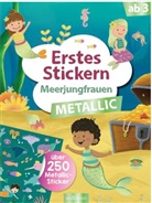 Sarah Dietz - Erstes Stickern Metallic - Meerjungfrauen