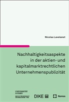 Nicolas Lavelanet, Nicolas Lavelanet - Nachhaltigkeitsaspekte in der aktien- und kapitalmarktrechtlichen Unternehmenspublizität