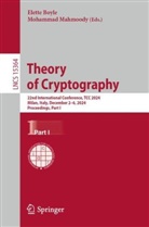 Elette Boyle, Mahmoody, Mohammad Mahmoody - Theory of Cryptography