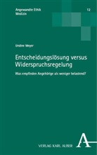 Undine Meyer - Entscheidungslösung versus Widerspruchsregelung