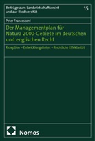 Peter Francesconi - Der Managementplan für Natura 2000-Gebiete im deutschen und englischen Recht