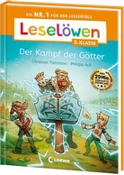Christian Tielmann, Philipp Ach, Loewe Erstlesebücher, Loewe Erstlesebücher - Leselöwen 3. Klasse - Der Kampf der Götter